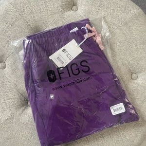 Figs Magic Purple Zamora High Waisted Jogger S/P